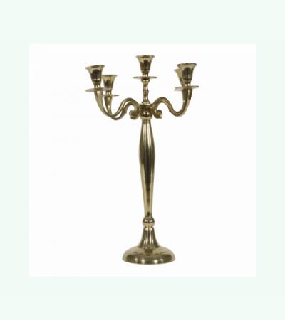 Gouden klassieke kandelaar 41 cm